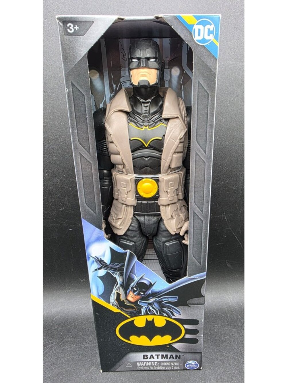 Batman 12-Inch Action Figure By Spin Master Black & Gray New Collectible Ages 3+